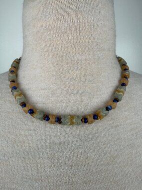 Vintage Pierre Cardin Lucite Beaded Necklace 18.5"